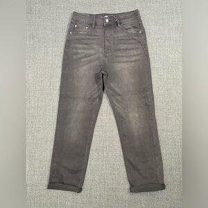 L&M Black Label,Women’s Mom Jeans stretch High Rise,Size 9 Black